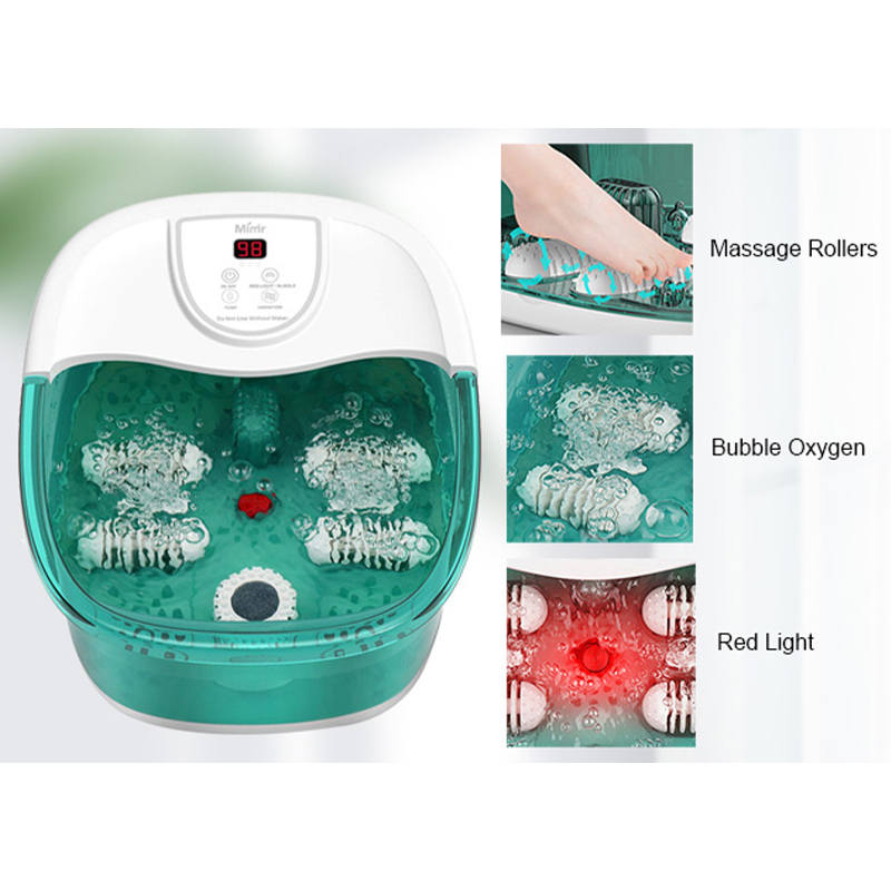 MM-20A-3 Isı ve Dört Büyük Masaj Silindirli Ayak Spa Banyosu Masaj Cihazı