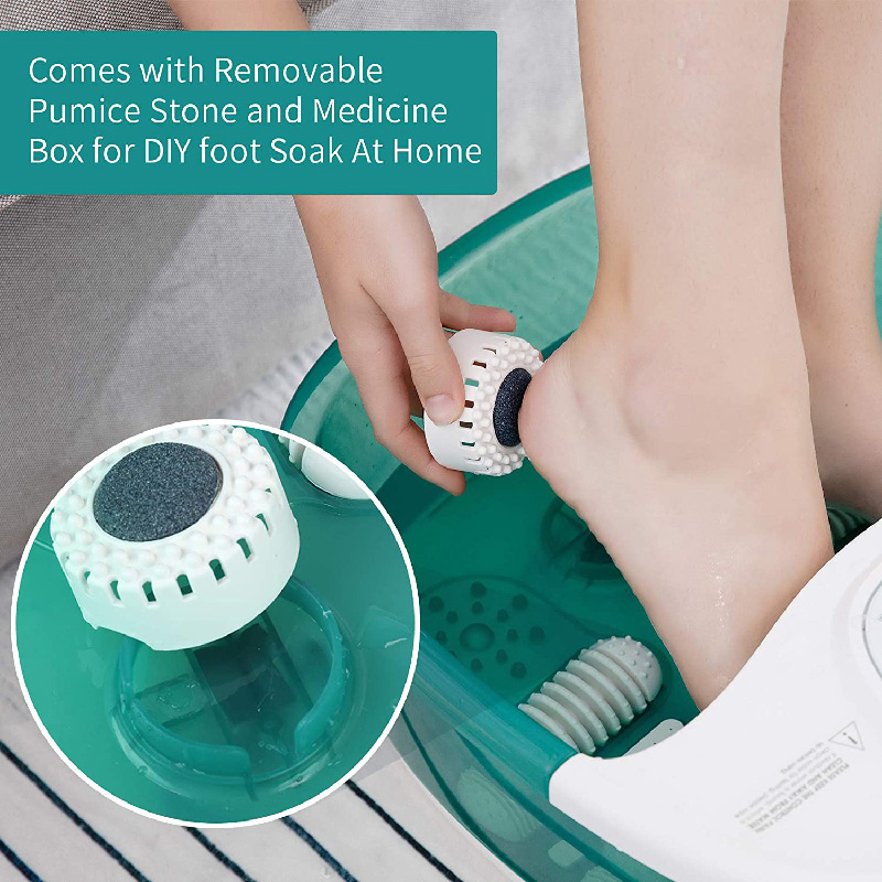 MM-20A-3 Isı ve Dört Büyük Masaj Silindirli Ayak Spa Banyosu Masaj Cihazı